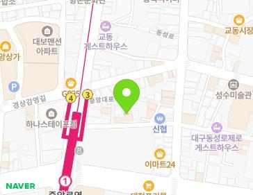 432-13 Jungang-daero, Jung-gu, Daegu, Republic of Korea Map