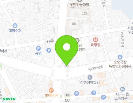 519 Gukchaebosang-ro, Jung-gu, Daegu, Republic of Korea Map