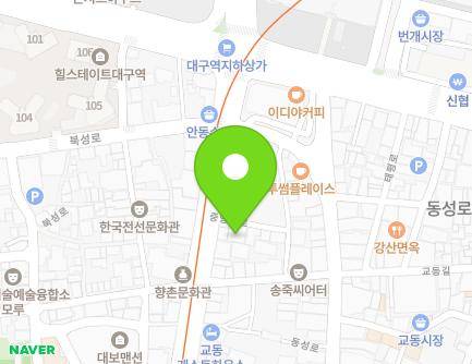 454-2 Jungang-daero, Jung-gu, Daegu, Republic of Korea Map