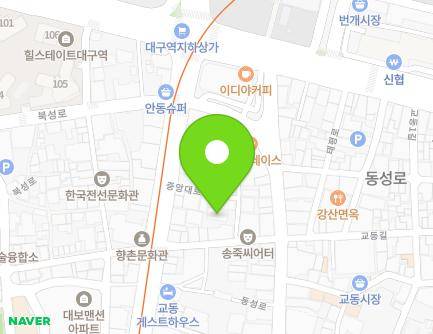 13-3 Gyodong-gil, Jung-gu, Daegu, Republic of Korea Map