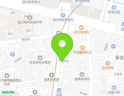 456 Jungang-daero, Jung-gu, Daegu, Republic of Korea Map