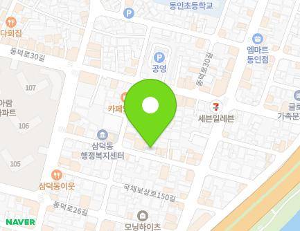 76-30 Gukchaebosang-ro 150-gil, Jung-gu, Daegu, Republic of Korea Map