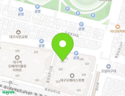 70 Chilseongnam-ro, Buk-gu, Daegu, Republic of Korea Map