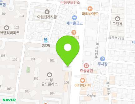 193 Suseong-ro, Suseong-gu, Daegu, Republic of Korea Map