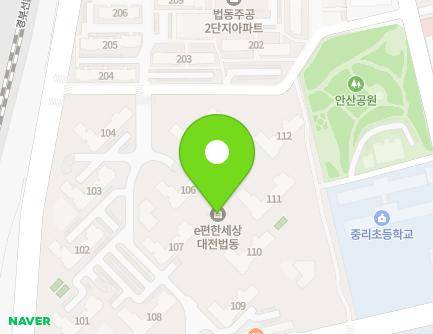 46 Jungnibuk-ro, Daedeok-gu, Daejeon, Republic of Korea Map