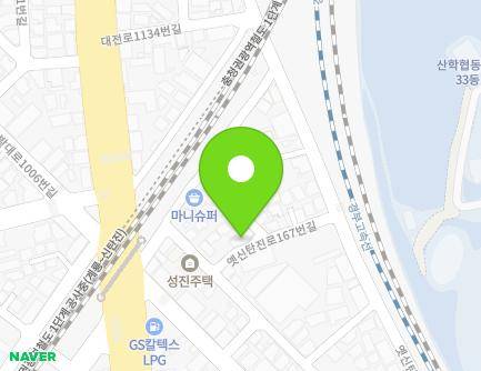 16 Yetsintanjin-ro 167beon-gil, Daedeok-gu, Daejeon, Republic of Korea Map