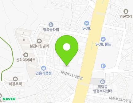 14 Daejeon-ro 1375beon-gil, Daedeok-gu, Daejeon, Republic of Korea Map