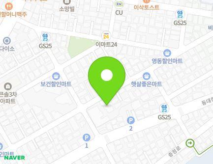124 Dongdaejeon-ro 256beon-gil, Dong-gu, Daejeon, Republic of Korea Map
