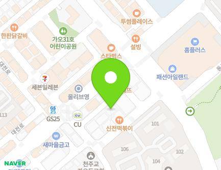 5-14 Euneosong-ro 52beon-gil, Dong-gu, Daejeon, Republic of Korea Map