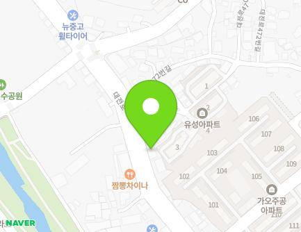 464 Daejeon-ro, Dong-gu, Daejeon, Republic of Korea Map