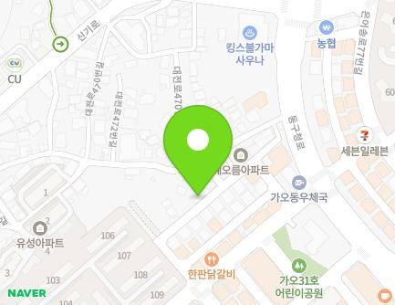 57 Euneosong-ro 51beon-gil, Dong-gu, Daejeon, Republic of Korea Map
