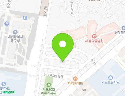36-14 Singi-ro 101beon-gil, Dong-gu, Daejeon, Republic of Korea Map