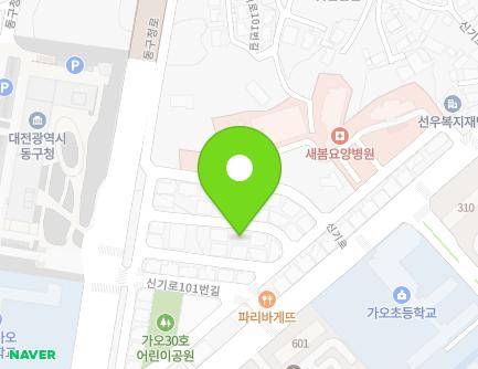 36-18 Singi-ro 101beon-gil, Dong-gu, Daejeon, Republic of Korea Map