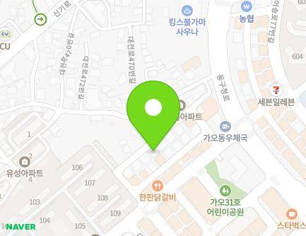 58 Euneosong-ro 51beon-gil, Dong-gu, Daejeon, Republic of Korea Map
