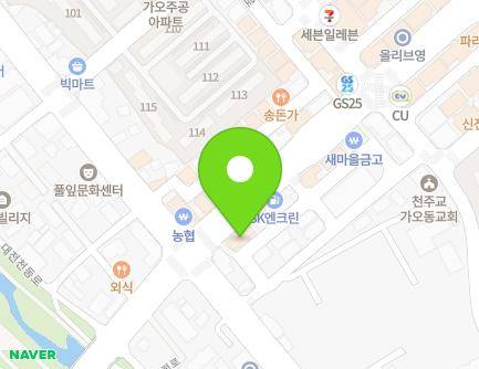 36 Euneosong-ro, Dong-gu, Daejeon, Republic of Korea Map