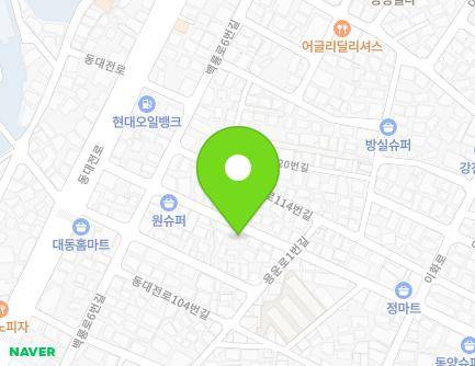 28 Dongdaejeon-ro 110beon-gil, Dong-gu, Daejeon, Republic of Korea Map