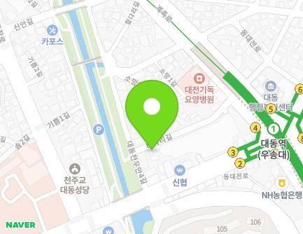 15 Binari-gil, Dong-gu, Daejeon, Republic of Korea Map