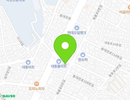 6 Dongdaejeon-ro 106beon-gil, Dong-gu, Daejeon, Republic of Korea Map