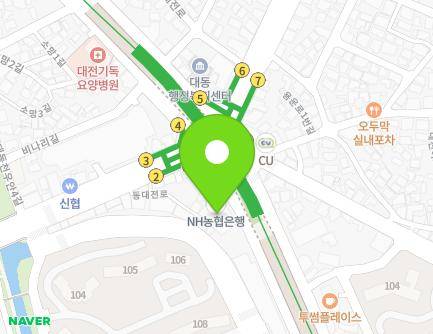 167 Gyejok-ro, Dong-gu, Daejeon, Republic of Korea Map