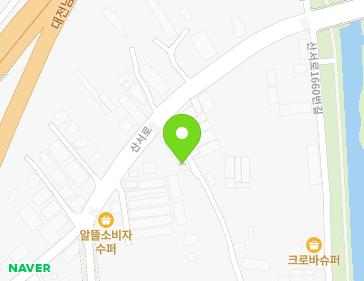 1644-12 Sanseo-ro, Dong-gu, Daejeon, Republic of Korea Map