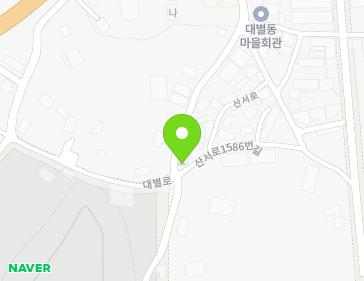 1588 Sanseo-ro, Dong-gu, Daejeon, Republic of Korea Map