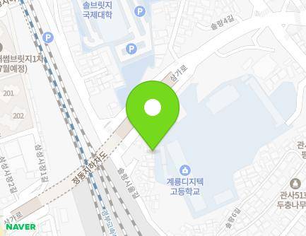 164 Sollangsiul-gil, Dong-gu, Daejeon, Republic of Korea Map