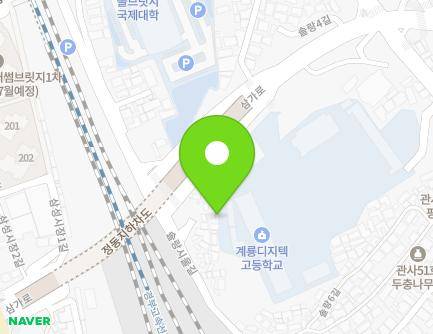 158 Sollangsiul-gil, Dong-gu, Daejeon, Republic of Korea Map