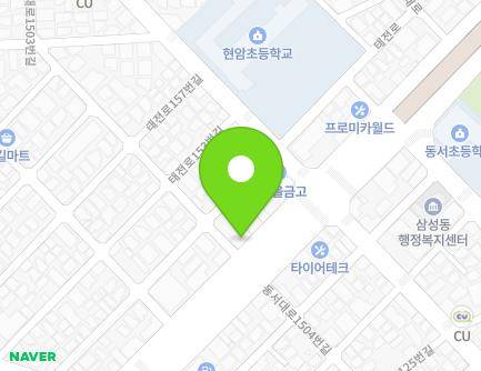 1503 Dongseo-daero, Dong-gu, Daejeon, Republic of Korea Map