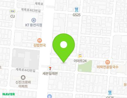 9 Gyejok-ro 446beon-gil, Dong-gu, Daejeon, Republic of Korea Map