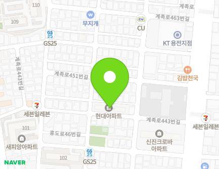 24 Gyejok-ro 443beon-gil, Dong-gu, Daejeon, Republic of Korea Map