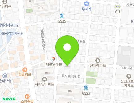 47 Gyejok-ro 443beon-gil, Dong-gu, Daejeon, Republic of Korea Map