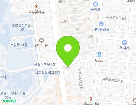 73 Gyejok-ro 457beon-gil, Dong-gu, Daejeon, Republic of Korea Map