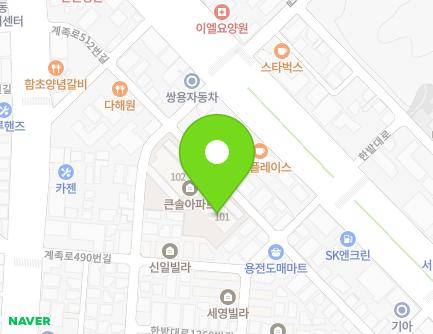 52 Gyejok-ro 512beon-gil, Dong-gu, Daejeon, Republic of Korea Map