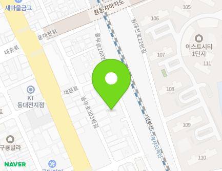81 Chungmu-ro 209beon-gil, Dong-gu, Daejeon, Republic of Korea Map