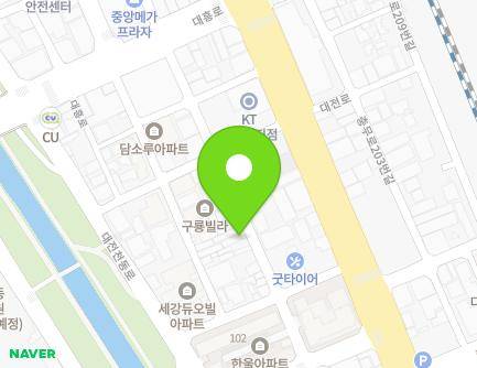 36-8 Daeheung-ro 206beon-gil, Dong-gu, Daejeon, Republic of Korea Map