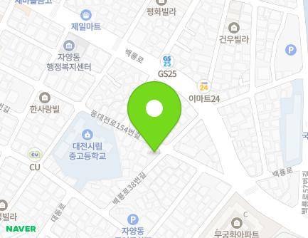 64 Dongdaejeon-ro 154beon-gil, Dong-gu, Daejeon, Republic of Korea Map