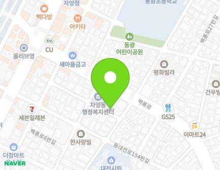 9-9 Baengnyong-ro 14beon-gil, Dong-gu, Daejeon, Republic of Korea Map