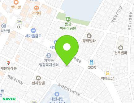 5 Baengnyong-ro 22beon-gil, Dong-gu, Daejeon, Republic of Korea Map