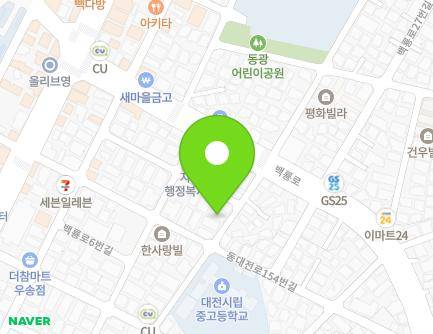 14 Baengnyong-ro 22beon-gil, Dong-gu, Daejeon, Republic of Korea Map