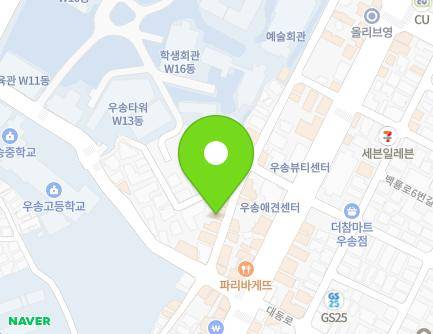 8-11 Dongdaejeon-ro 131beon-gil, Dong-gu, Daejeon, Republic of Korea Map
