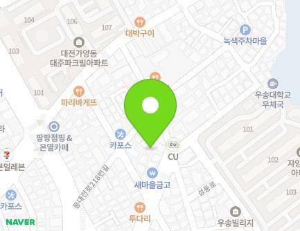 27 Chungjeong-ro 139beon-gil, Dong-gu, Daejeon, Republic of Korea Map
