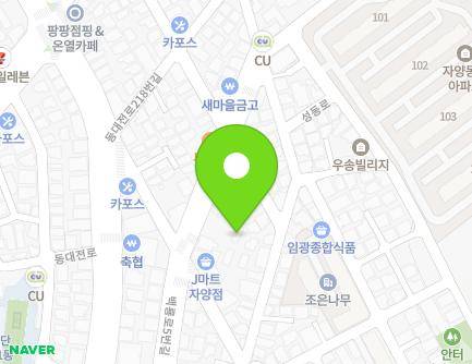 102 Baengnyong-ro 5beon-gil, Dong-gu, Daejeon, Republic of Korea Map