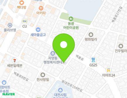 10 Baengnyong-ro 22beon-gil, Dong-gu, Daejeon, Republic of Korea Map