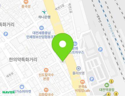 823-2 Daejeon-ro, Dong-gu, Daejeon, Republic of Korea Map