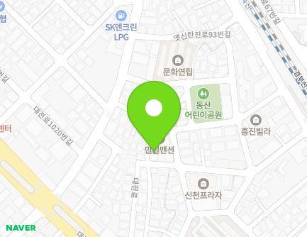 46 Yetsintanjin-ro 75beon-gil, Dong-gu, Daejeon, Republic of Korea Map