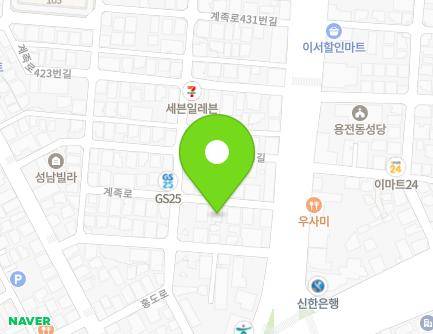 413-11 Gyejok-ro, Dong-gu, Daejeon, Republic of Korea Map