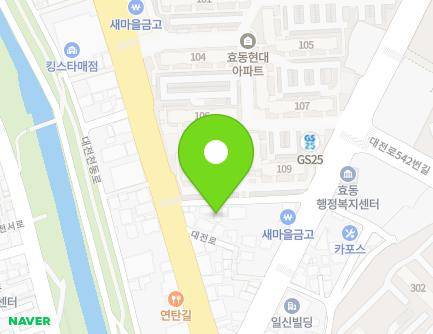 21-15 Gyejok-ro, Dong-gu, Daejeon, Republic of Korea Map