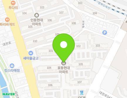 646 Daejeon-ro, Dong-gu, Daejeon, Republic of Korea Map
