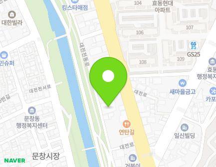 625-1 Daejeon-ro, Dong-gu, Daejeon, Republic of Korea Map