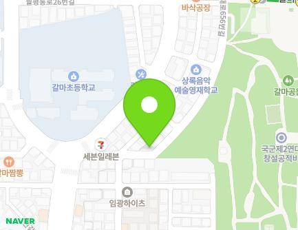 58 Hanbat-daero 656beon-gil, Seo-gu, Daejeon, Republic of Korea Map